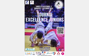 Tournoi Excellence Juniors - 30 novembre et 01 décembre 2024 - Sartrouville